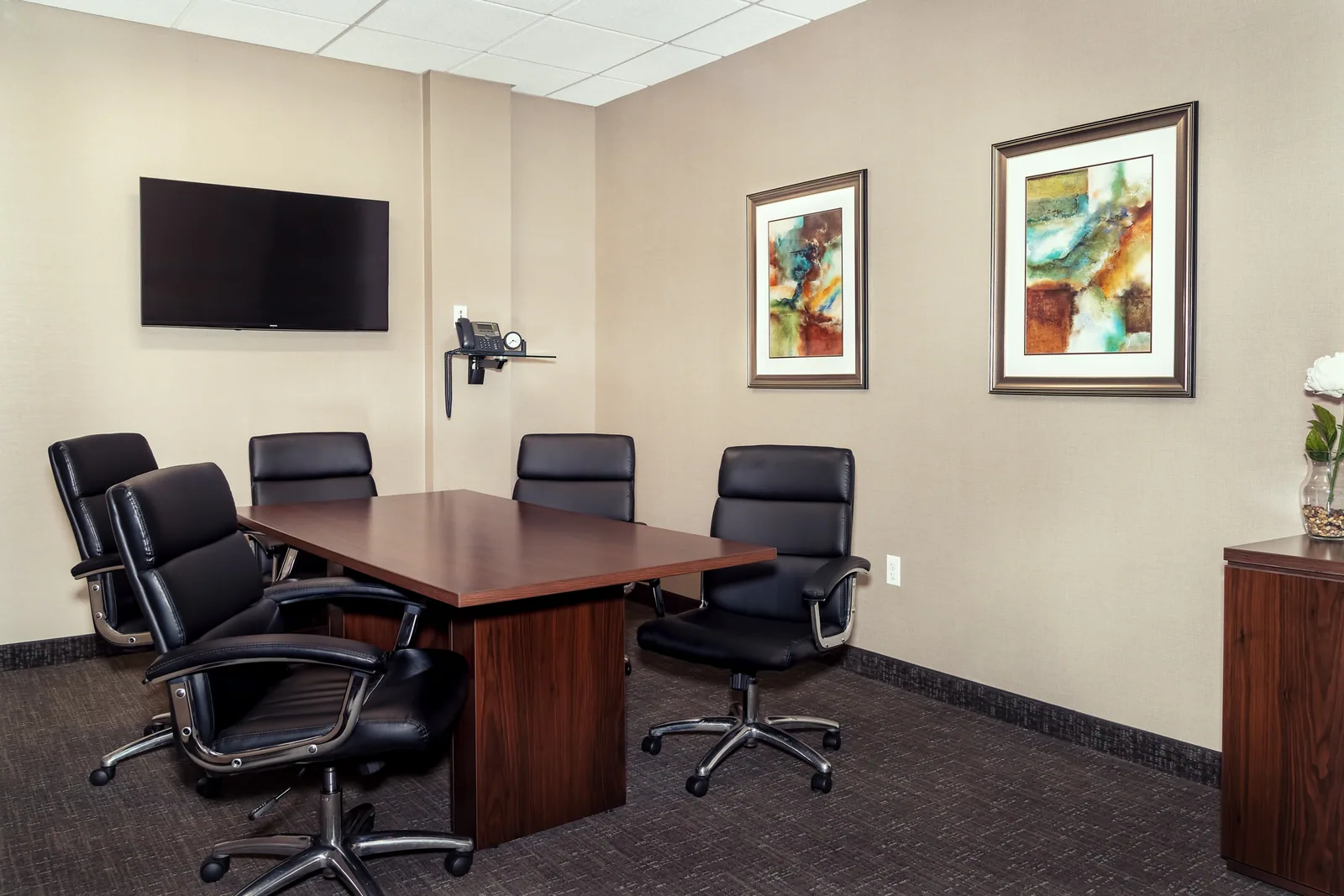 Office interior detail.