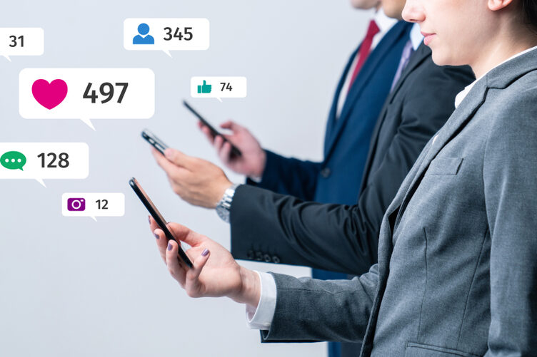 Social,Networking,Service,Concept.,Influencer,Marketing.