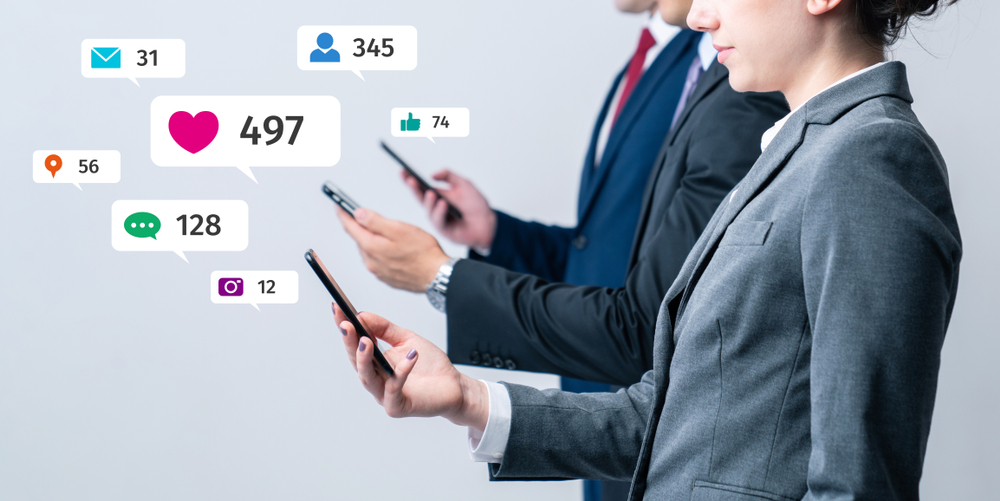 Social,Networking,Service,Concept.,Influencer,Marketing.