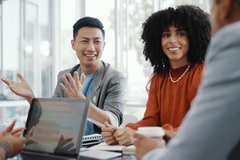 Meeting,,Collaboration,And,Team,Planning,A,Project,Together,In,The